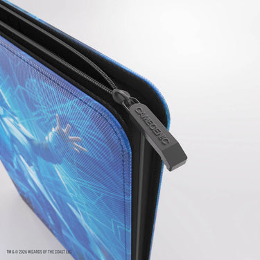Close-up of the Zip-Up Album's zipper and black zipper puller