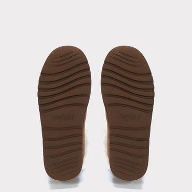 Mykos Jane Women's Slip-On Platform Slipper (Chestnut) Size 9