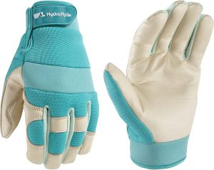 Wells Lamont Hydrahyde Women Indoor/Outdoor Work Gloves Teal Large 1 Pair