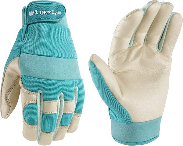 Wells Lamont Hydrahyde Womens Indoor/Outdoor Work Gloves Teal Medium 1 Pair