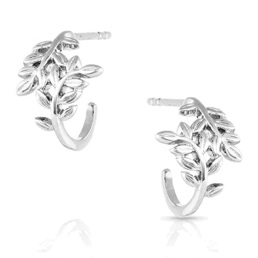 Montana Silversmith Bending Branches Tiny Hoop Earrings