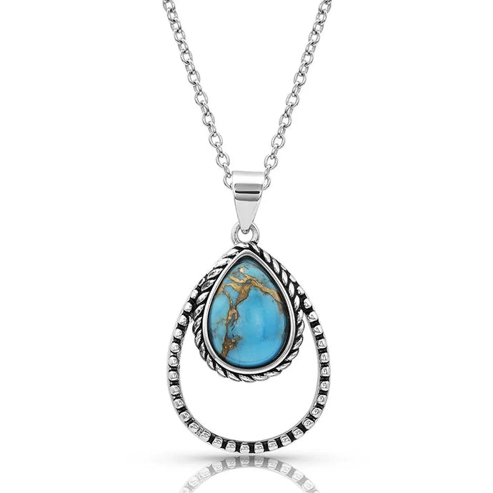 Montana Silversmith Double Rope Turquoise Necklace