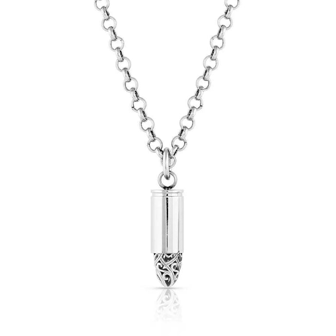 Montana Silversmith One Filigree Shot Bullet Necklace