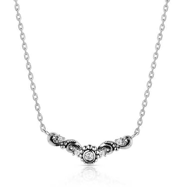 Montana Silversmiths Windblown Elegance Crystal Necklace