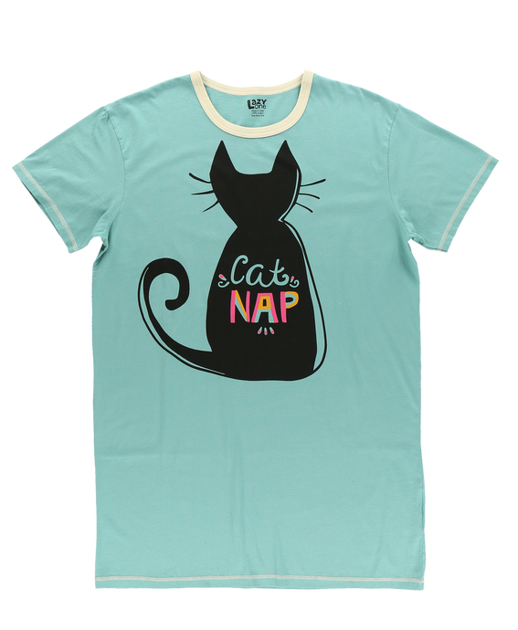 Cat Nap Blue Nightshirt