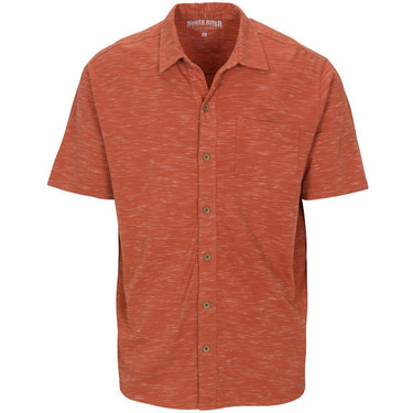 North River Slub Jersey Garment Washed Shirt (Redrock) Size XXL