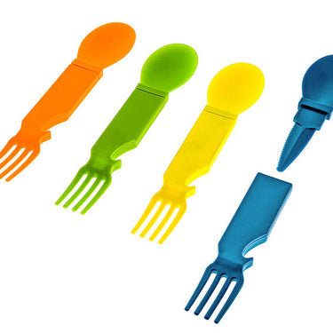 Sona Enterprises 4-IN-1 Nylon Snaptite Set, Knife, Fork, Spoon & Bottle Opener (Sold Separately)