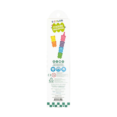 Ooly Bear Besties Stacking Highlighters - 5 Color