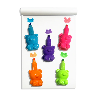Ooly Bear Besties Stacking Highlighters - 5 Color