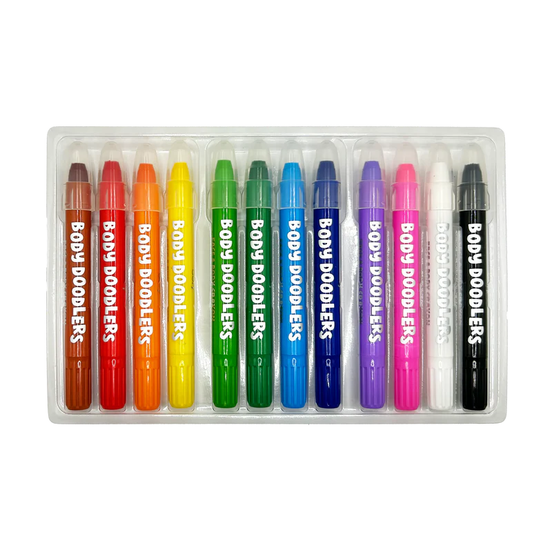 Load image into Gallery viewer, Ooly Body Doodlers - Face &amp; Body Crayons (12 Set)
