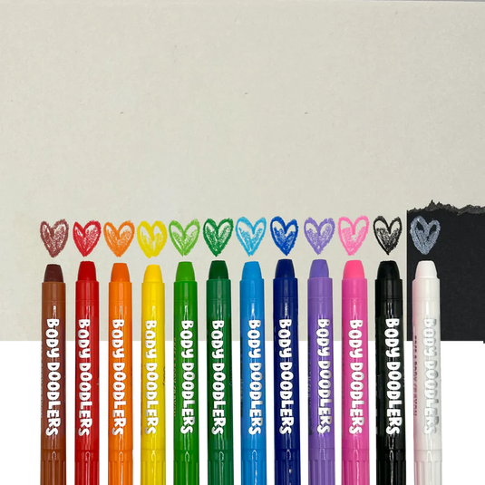 Ooly Body Doodlers - Face & Body Crayons (12 Set)