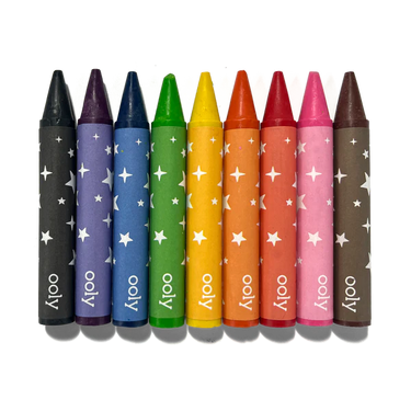 Ooly Carry Along! Coloring Book and Crayon Set - Unicorn Pals - Set of 9 Crayons