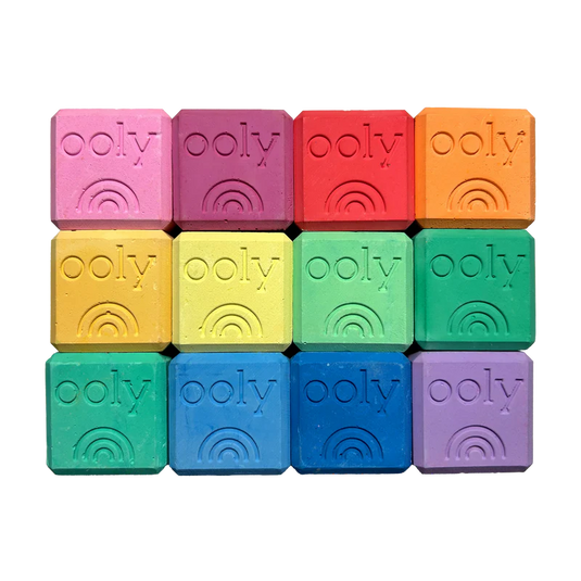 Ooly Chalk-O-Rama Block Sidewalk Chalk (12 Set)