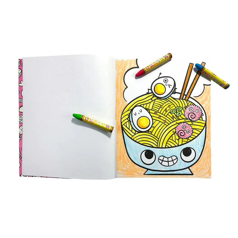 Load image into Gallery viewer, Ooly Color-in&#39; Book Coloring Book - Happy Snacks
