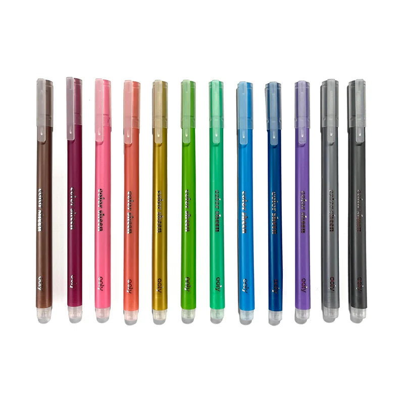 Load image into Gallery viewer, Ooly Color Sheen Metallic Colored Gel Pens (12 Set)
