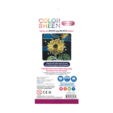 Ooly Color Sheen Metallic Colored Pencils (12 Set)