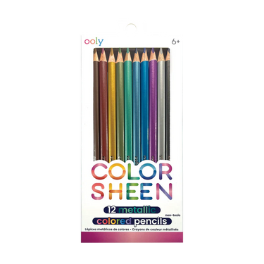 Ooly Color Sheen Metallic Colored Pencils (12 Set)