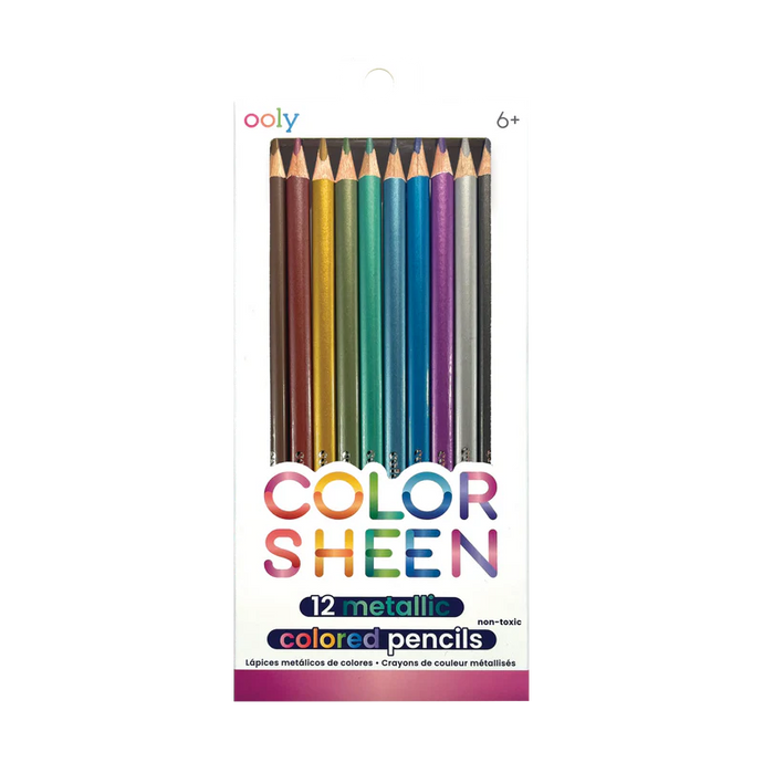 Ooly Color Sheen Metallic Colored Pencils (12 Set)