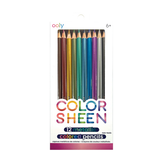 Ooly Color Sheen Metallic Colored Pencils (12 Set)