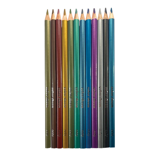 Ooly Color Sheen Metallic Colored Pencils (12 Set)