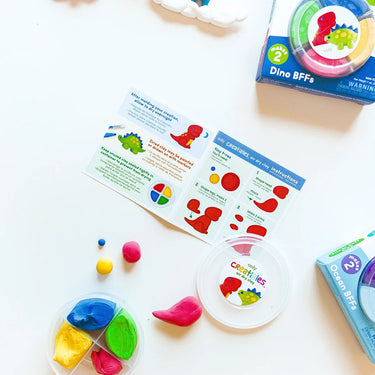 Ooly Creatibles Mini Air Dry Clay Kit - Dino BFFs