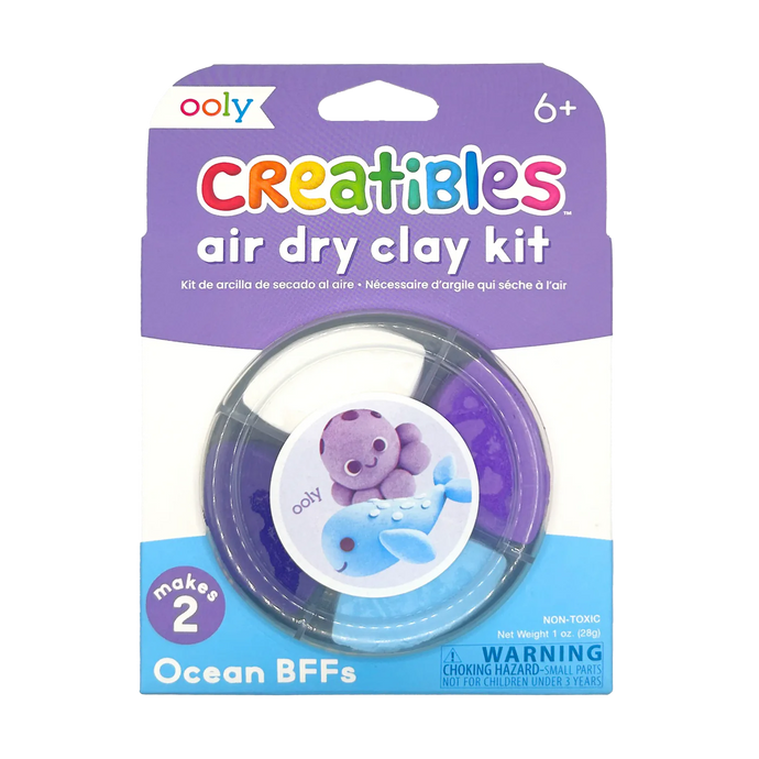 Ooly Creatibles Mini Air Dry Clay Kit - Ocean BFFs