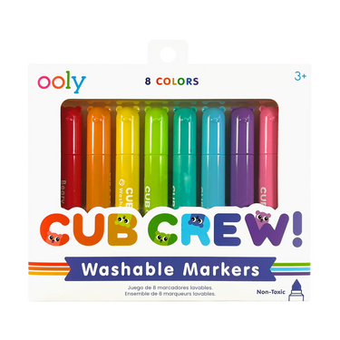 Ooly Cub Crew Washable Markers - Set of 8