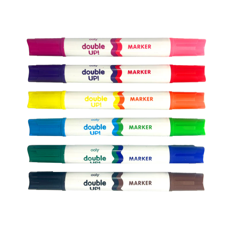 Load image into Gallery viewer, Ooly Double Up! Double-Ended Markers (6 Set)
