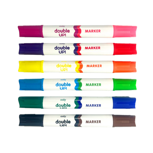 Ooly Double Up! Double-Ended Markers (6 Set)