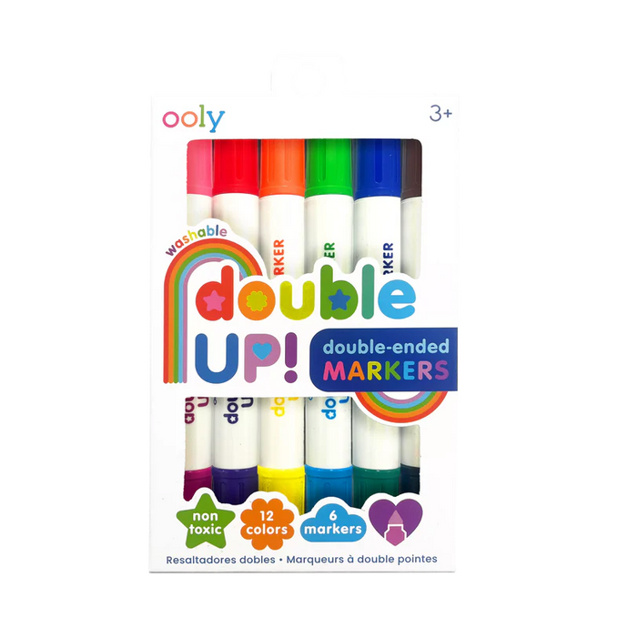 Ooly Double Up! Double-Ended Markers (6 Set)