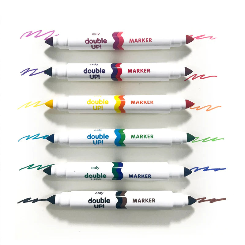 Load image into Gallery viewer, Ooly Double Up! Double-Ended Markers (6 Set)
