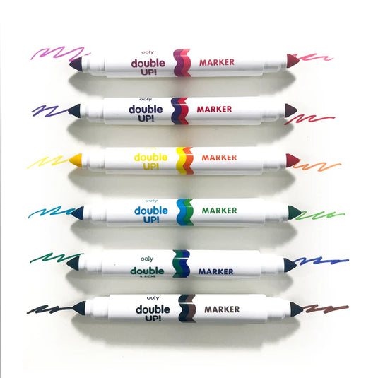 Ooly Double Up! Double-Ended Markers (6 Set)