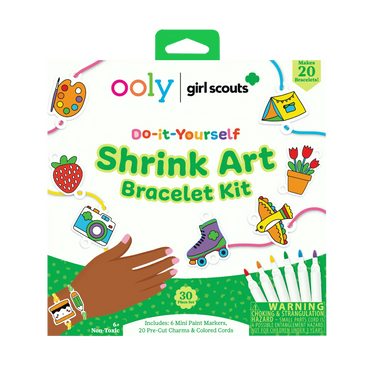 Ooly x Girl Scouts DIY Shrink Art Bracelet Kit