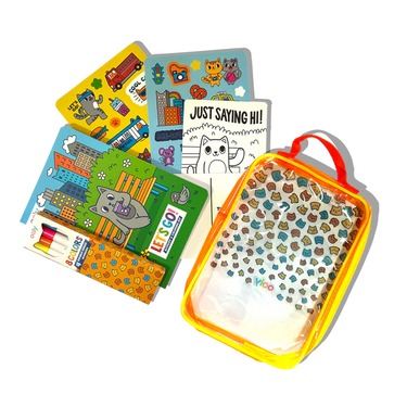 Ooly Let's Go! Activity & Coloring Kit - Kitty in the City