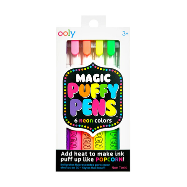 Ooly Magic Puffy Pens (6 Set)
