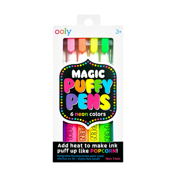 Ooly Magic Puffy Pens (6 Set)