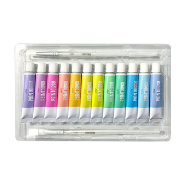 Ooly Paintology Acrylic Paints Set - Pastel Colors (12 Set)