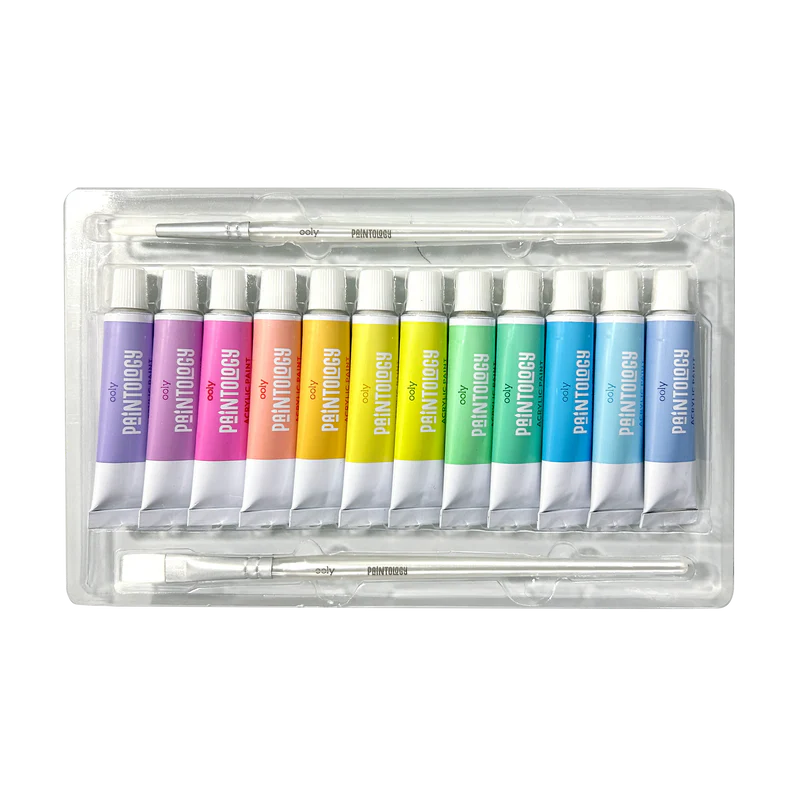 Load image into Gallery viewer, Ooly Paintology Acrylic Paints Set - Pastel Colors (12 Set)
