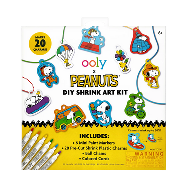 Ooly x Peanuts DIY Shrink Art Kit
