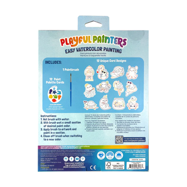 Ooly Playful Painters Easy Watercolor Painting Kit - Ocean Fun