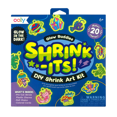 Ooly Shrink-Its! DIY Shrink Art Kit - Glow Buddies