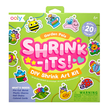Ooly Shrink-its! DIY Shrink Art Kit - Garden Pals