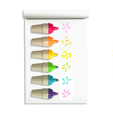 Ooly Sweet Scoops Scented Neon Highlighters - Set of 6