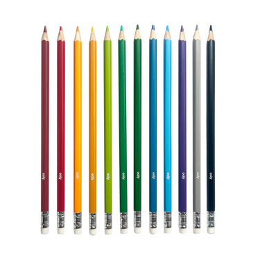 Ooly Un-Mistakeables! Erasable Colored Pencils - Set of 12