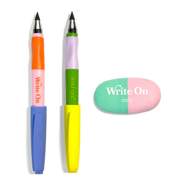 Ooly Write On Graphite Pencils - Set of 2