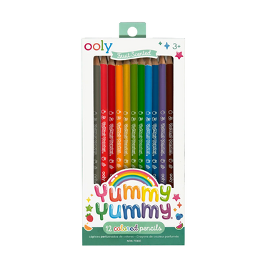 Ooly Yummy Yummy Fruit Scented Colored Pencils - Set of 12