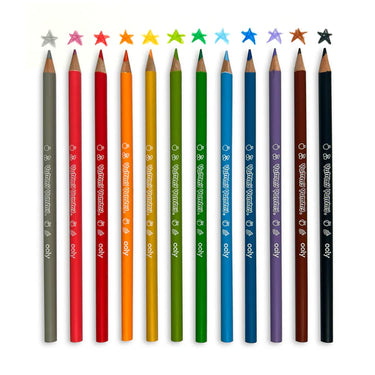 Ooly Yummy Yummy Fruit Scented Colored Pencils - Set of 12
