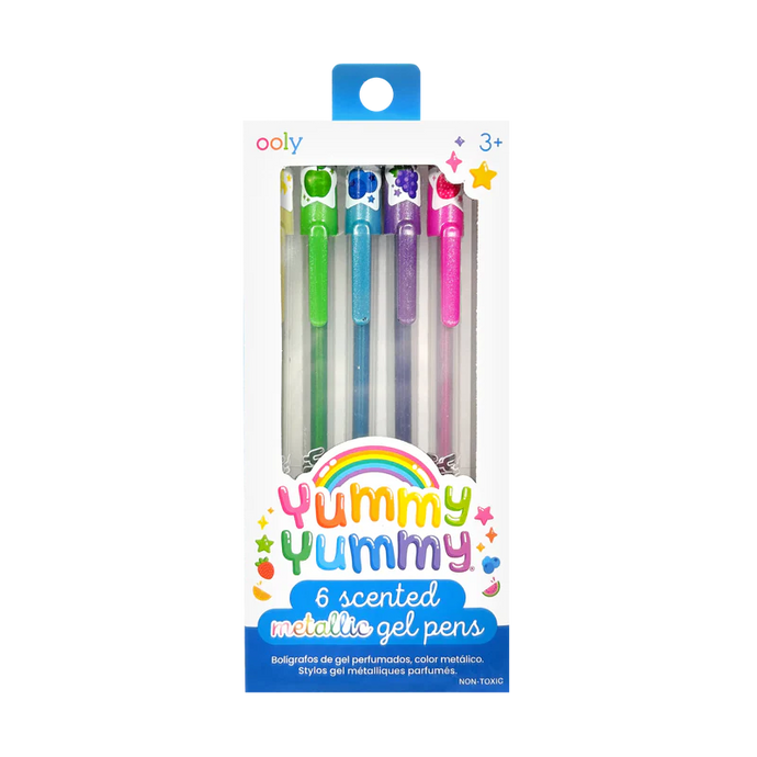 Ooly Yummy Yummy Scented Gel Pens - Metallic (6 Set)