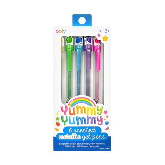 Ooly Yummy Yummy Scented Gel Pens - Metallic (6 Set)