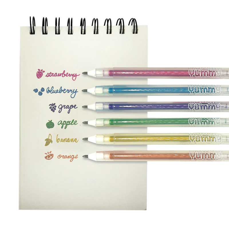 Load image into Gallery viewer, Ooly Yummy Yummy Scented Gel Pens - Metallic (6 Set)
